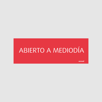 ABIERTO A MEDIODIA