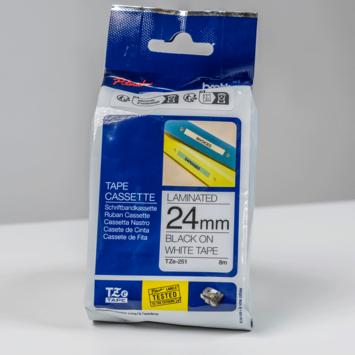 CINTA BROTHER BLANCA-NEGRA 24 MM