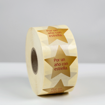 PEGATINA CAMPAÑA ESTRELLA DORADA GRANDE