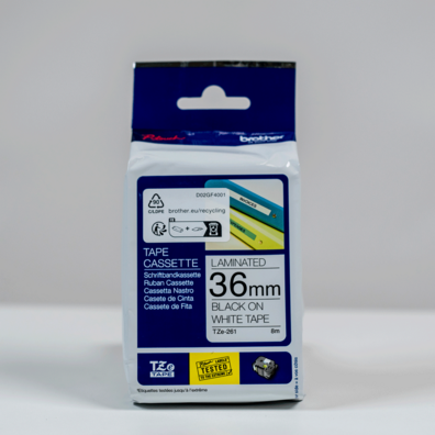 CINTA BROTHER BLANCA-NEGRA 36 MM