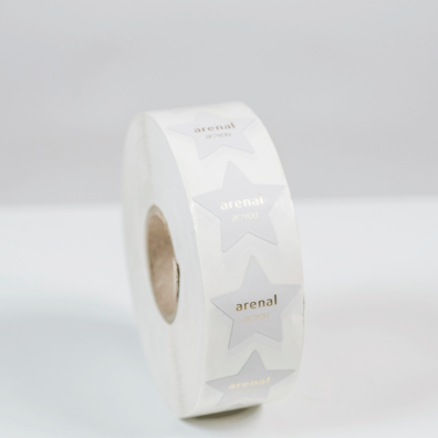 PEGATINA CAMPAÑA ESTRELLA BLANCA PEQUEÑA