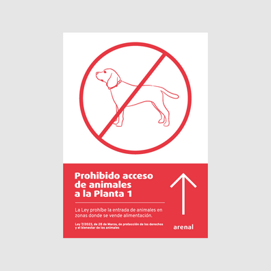 PROHIBIDO ANIMALES PLANTAS