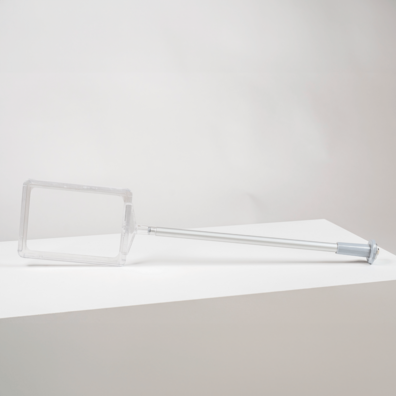 SOPORTE PORTAPRECIOS SIN DOBLE VARILLA